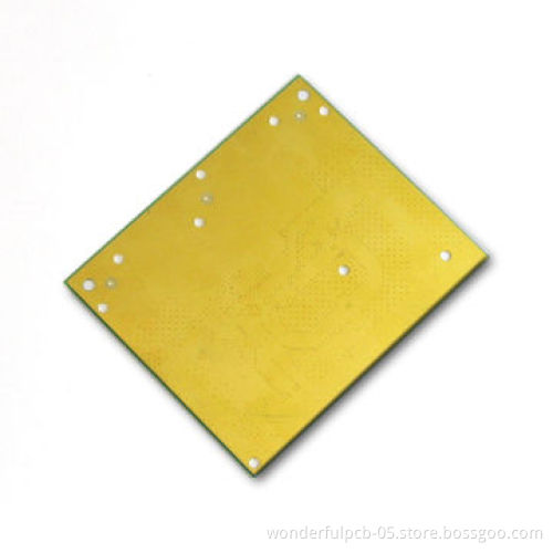 Double-sided PCB with Lead-free HAL Surface Finish and Green Soldermask